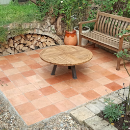 Ely patio with well considered use of colours and textures